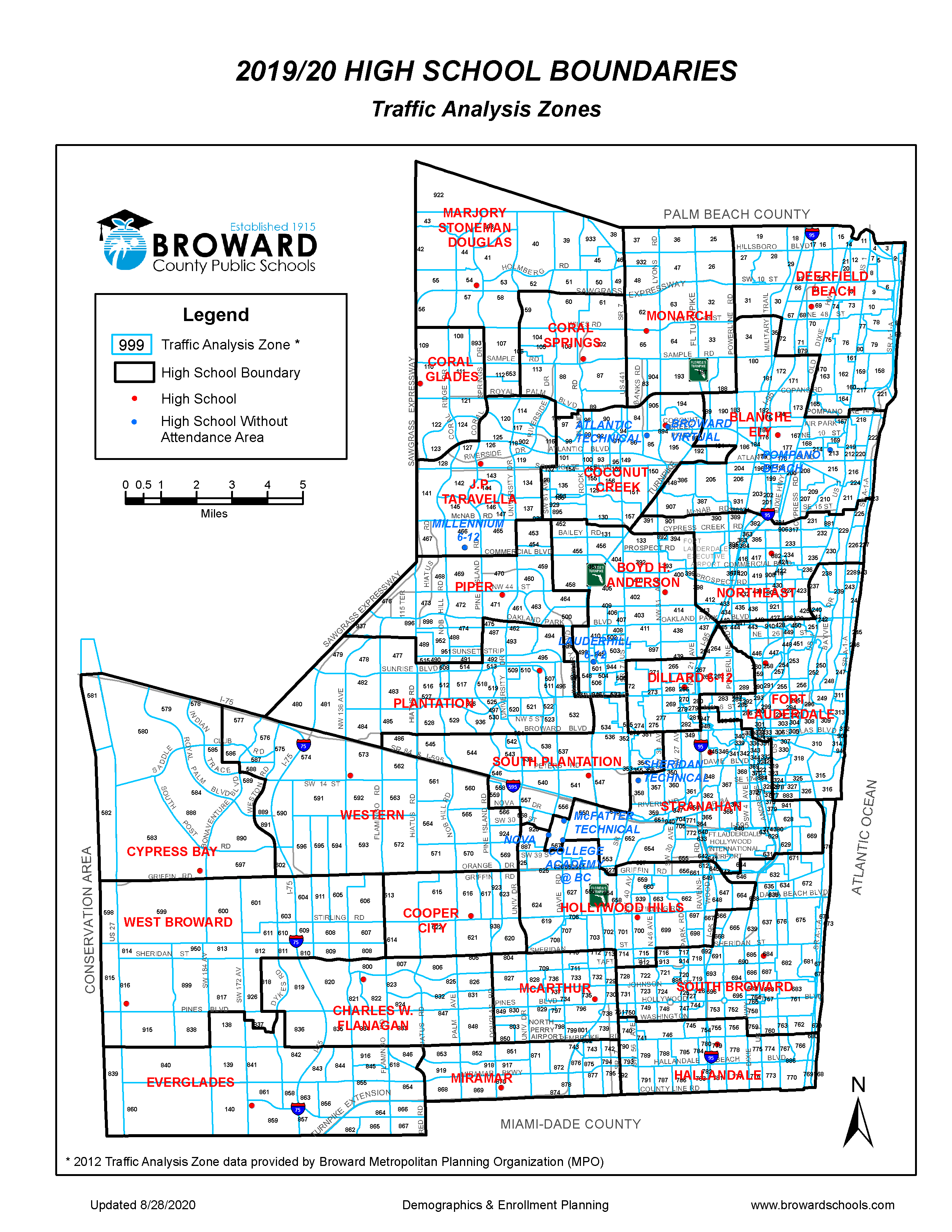 High School Boundary Map image 